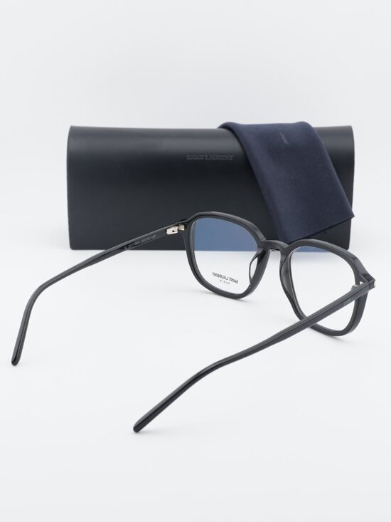 Saint Laurent SL387 001 Square Eyeglasses – Black 53mm